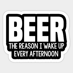 Wake up for Beer Sticker